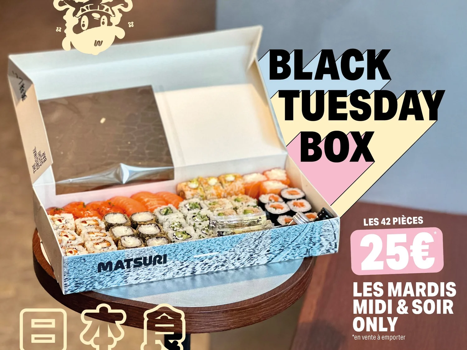 Black Tuesday : -50% tous les mardis soirs